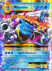 Mega-Blastoise-EX - 22/108 - Holo Rare EX